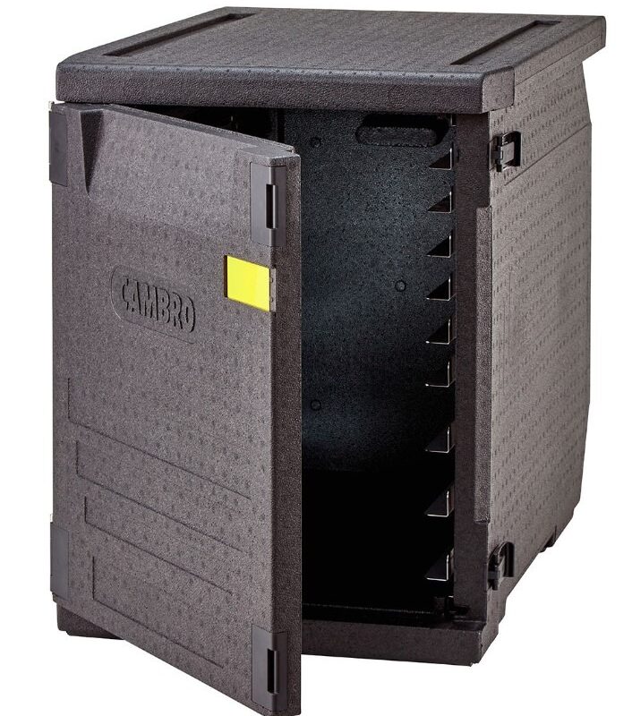 Termokonteiner must 1/1 GN eestlaetava uksega rent