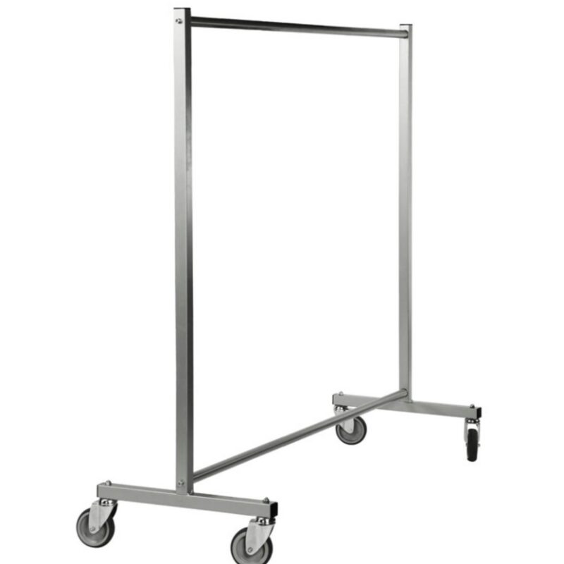 Riidestange riidenagi kokkupandav 1.7M ratastel rent