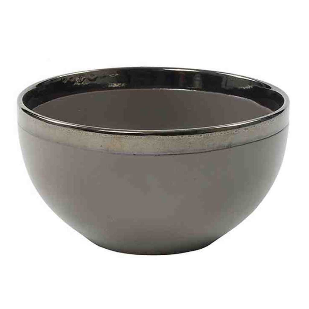 Kauss twins pruun Ø14cm kuldse läikiva äärega 500ml rent