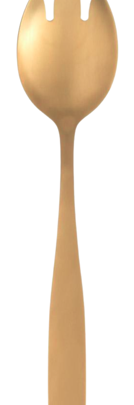 Serveerimiskahvel kuldne matt 21.5cm rent