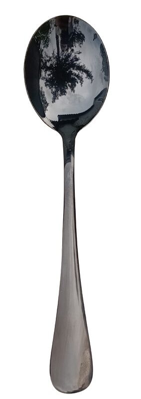 Serveerimislusikas must läikiv  21.5cm rent