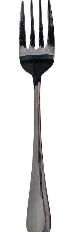 Serveerimiskahvel must läikiv 22.5cm rent