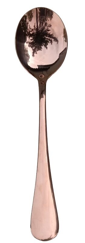 Serveerimislusikas läikiv roosa kuld 21.5cm rent