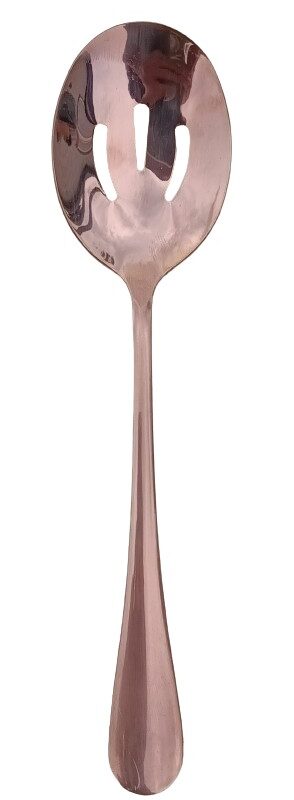 Serveerimislusikas läikiv roosa kuld vahedega 21.5cm rent