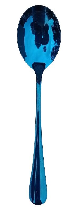 Serveerimislusikas sinine läikiv 21.5cm rent