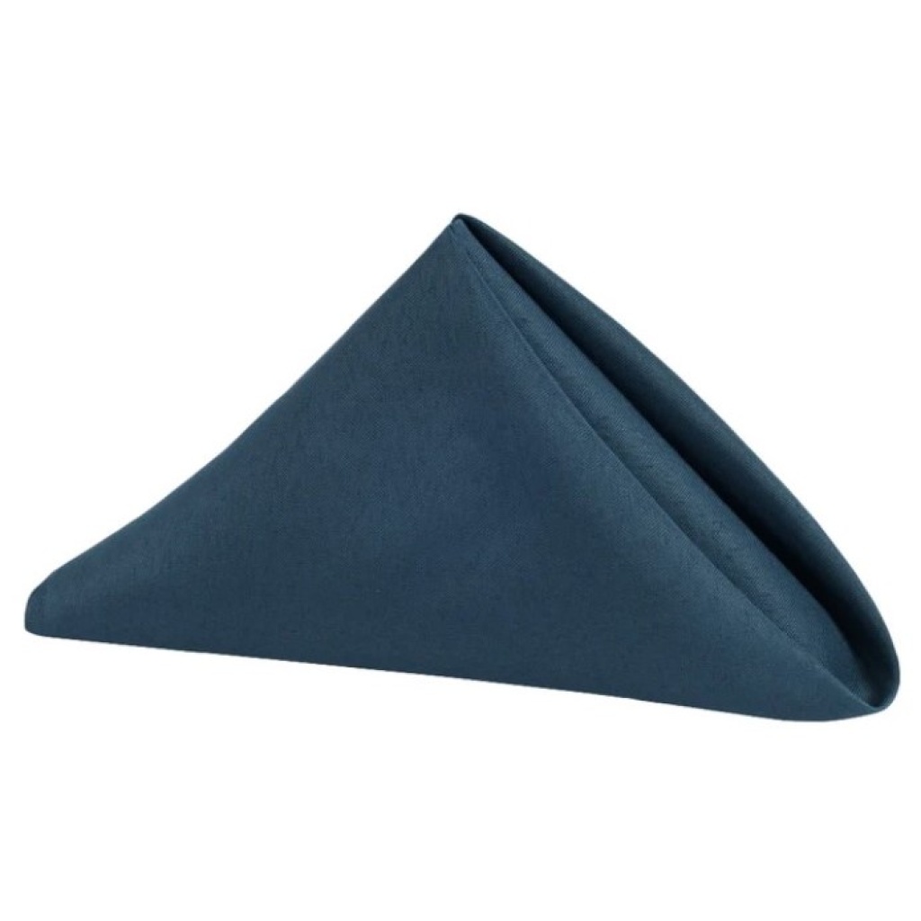 Servjett tumesinine 40x40cm rent