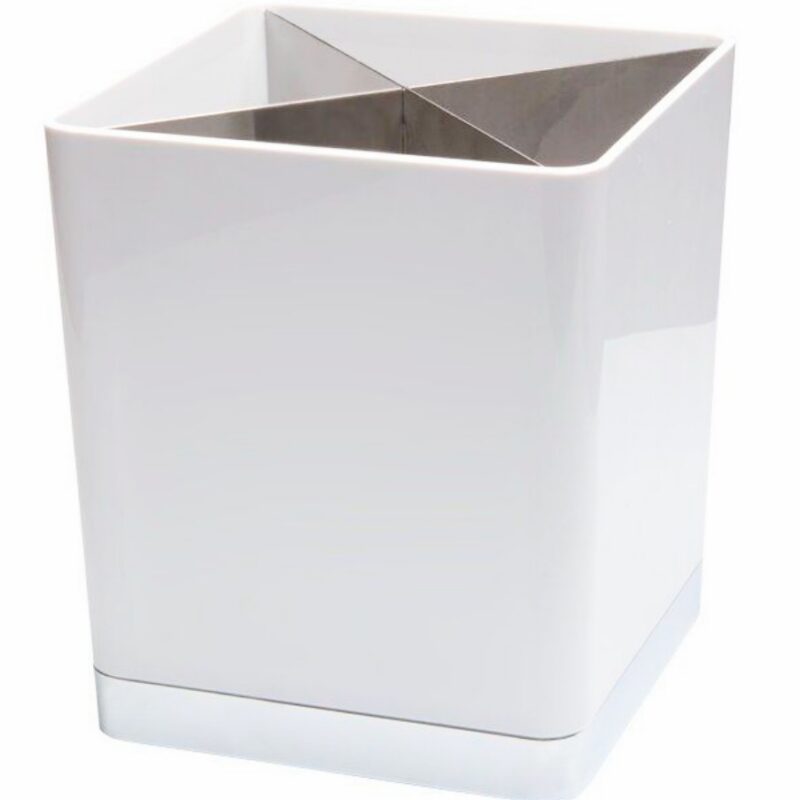 Melamiinist tops söögiriistade hoidmiseks 14x14cm H16cm rent