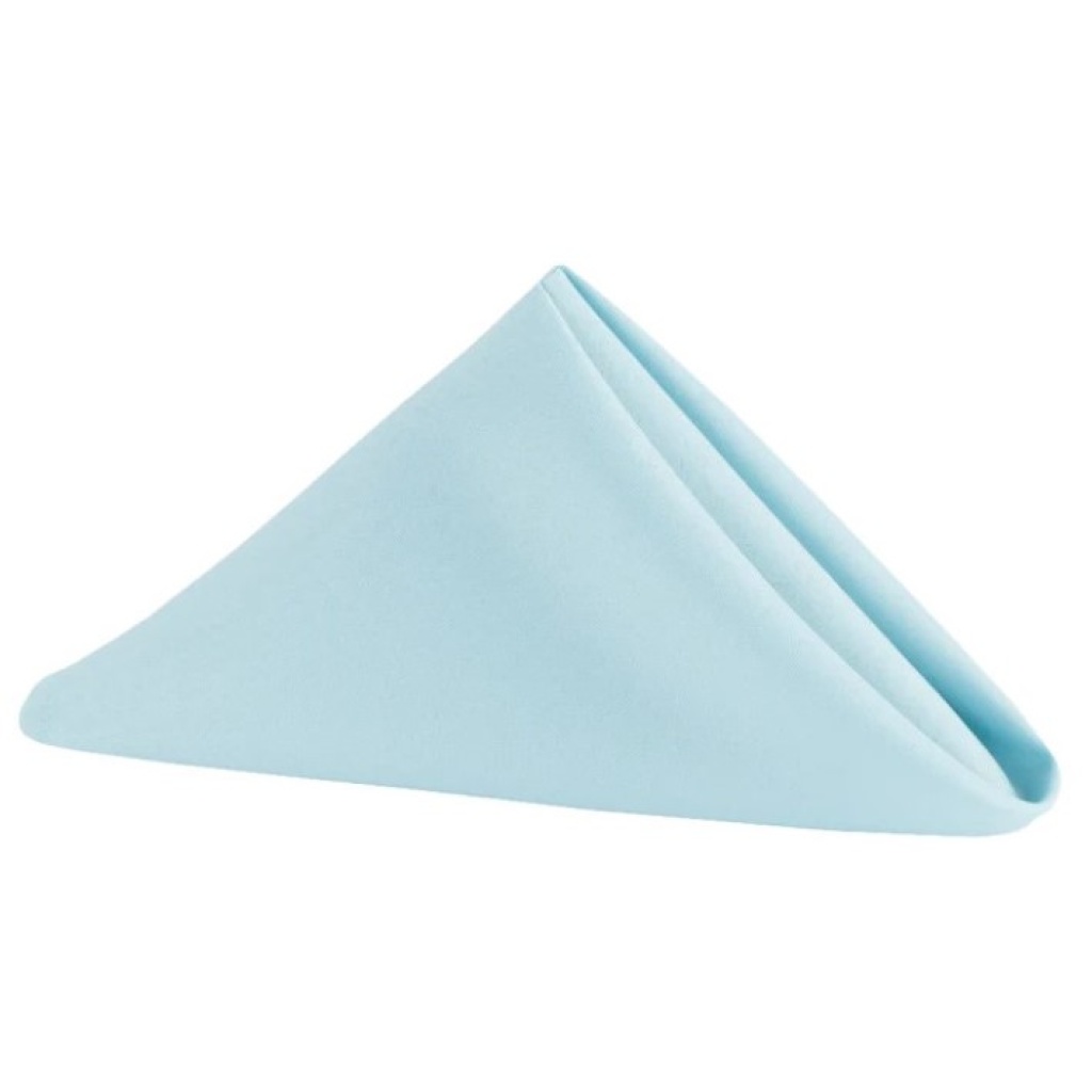 Servjett helesinine 40x40cm rent