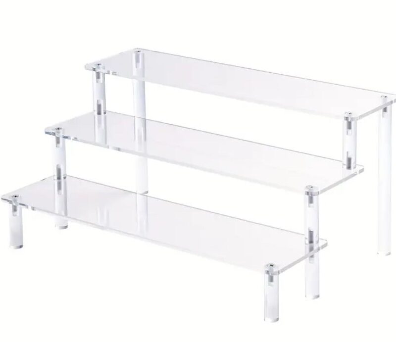 Kolmekordne läbipaistev serveerimis vaagen H14.5cm rent