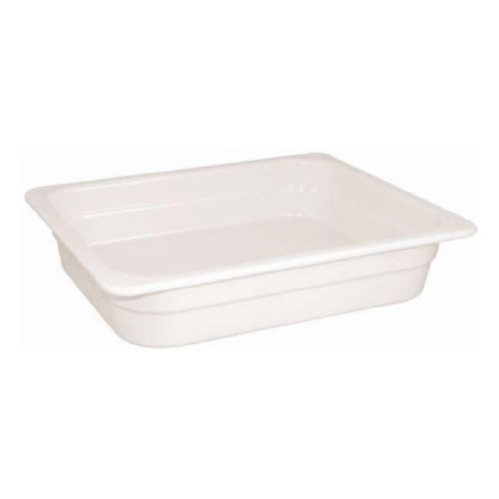 GN melamiin valge SÜG2cm 1/2 32cmx25.5 cm rent