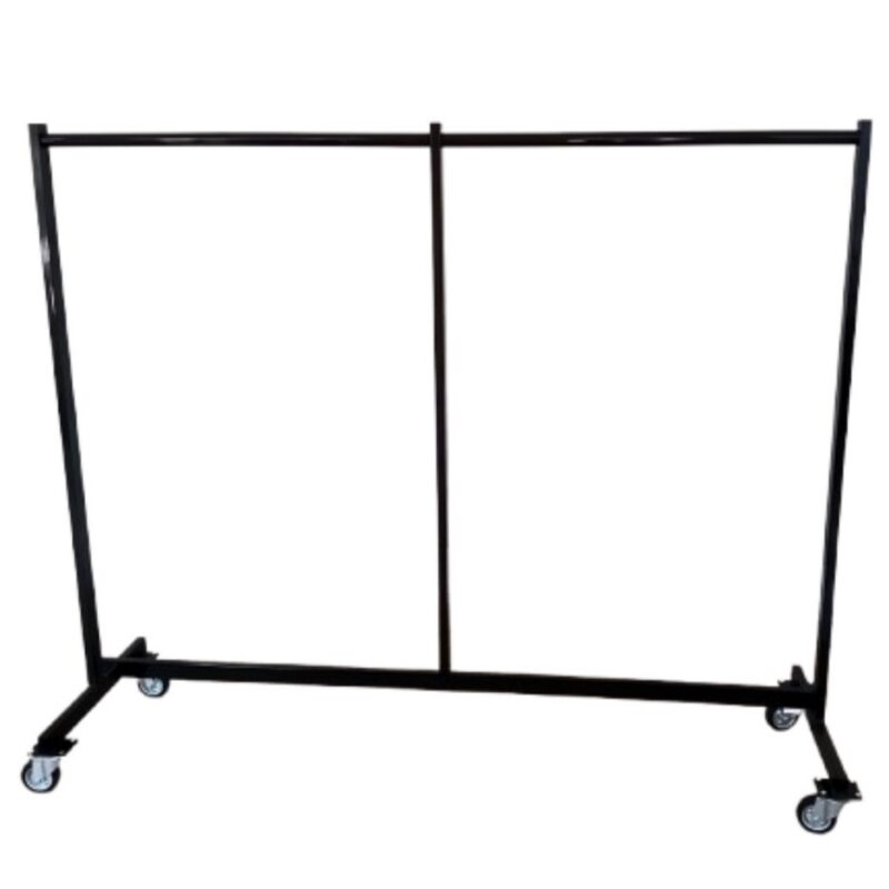 Riidestange riidenagi must 2M ratastel rent