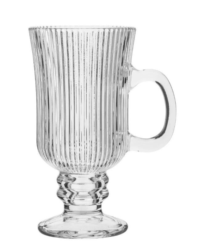 Kuumajoogi klaas/Iiri kohvi klaas läbipaistev mustriga 24cl rent
