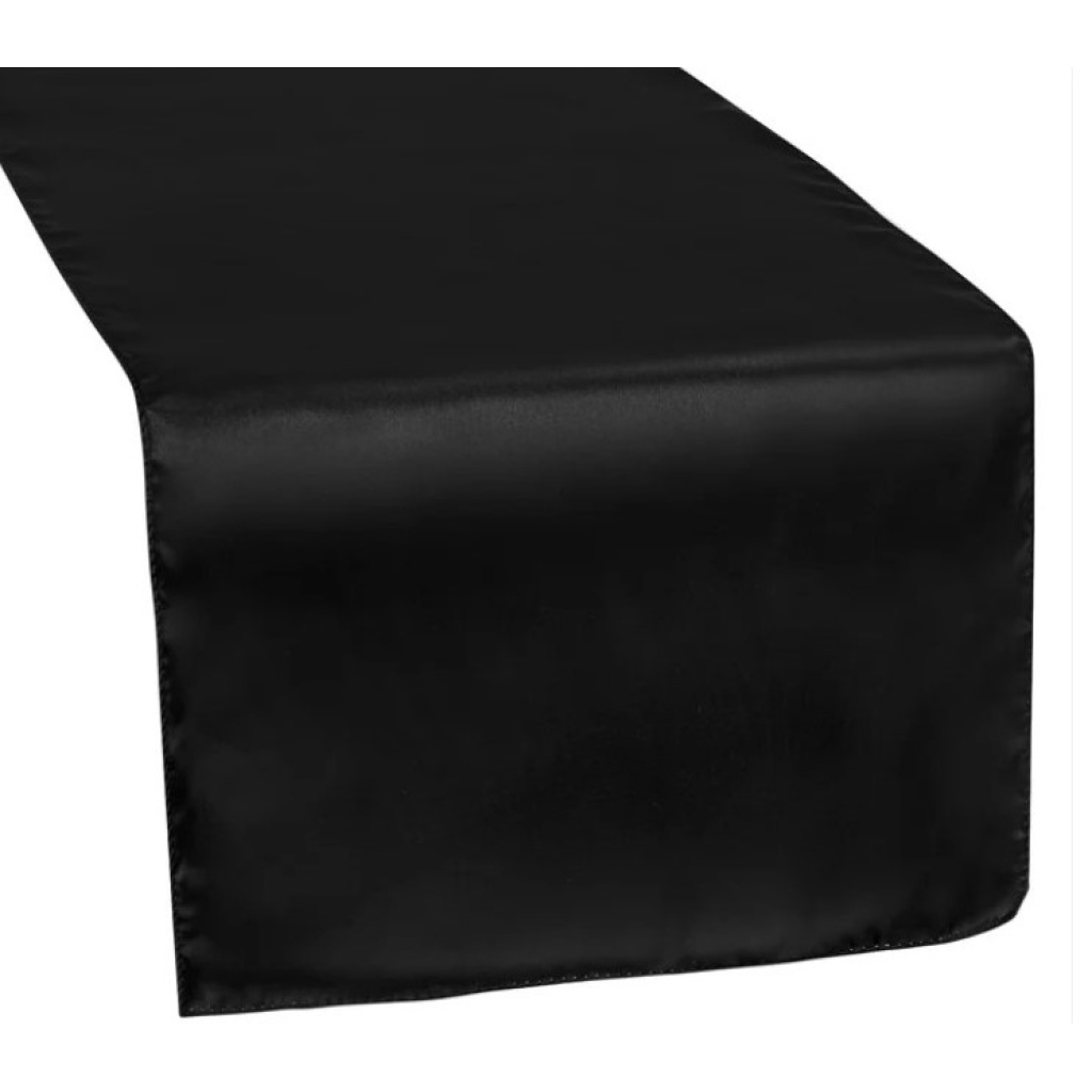 Table runner must läikiv 30x220cm rent