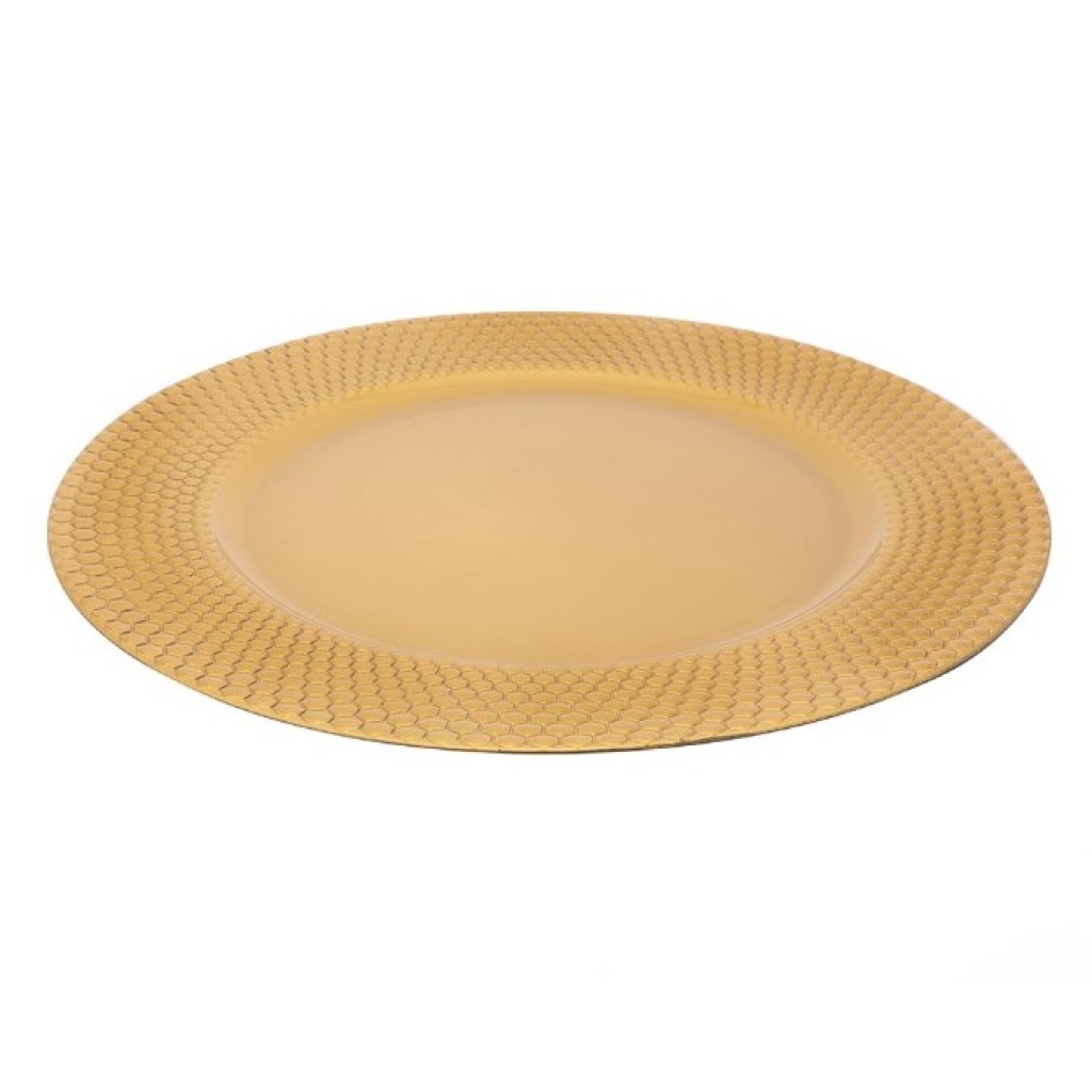 Taldrikualus kuldne kärg 33cm rent