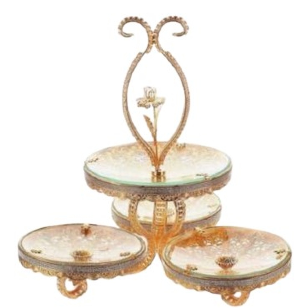 Kuldne eiffel 4 klaasist tasapinnaga rent