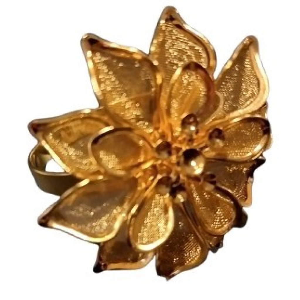 Servjetirõngas kuldlill metall rent