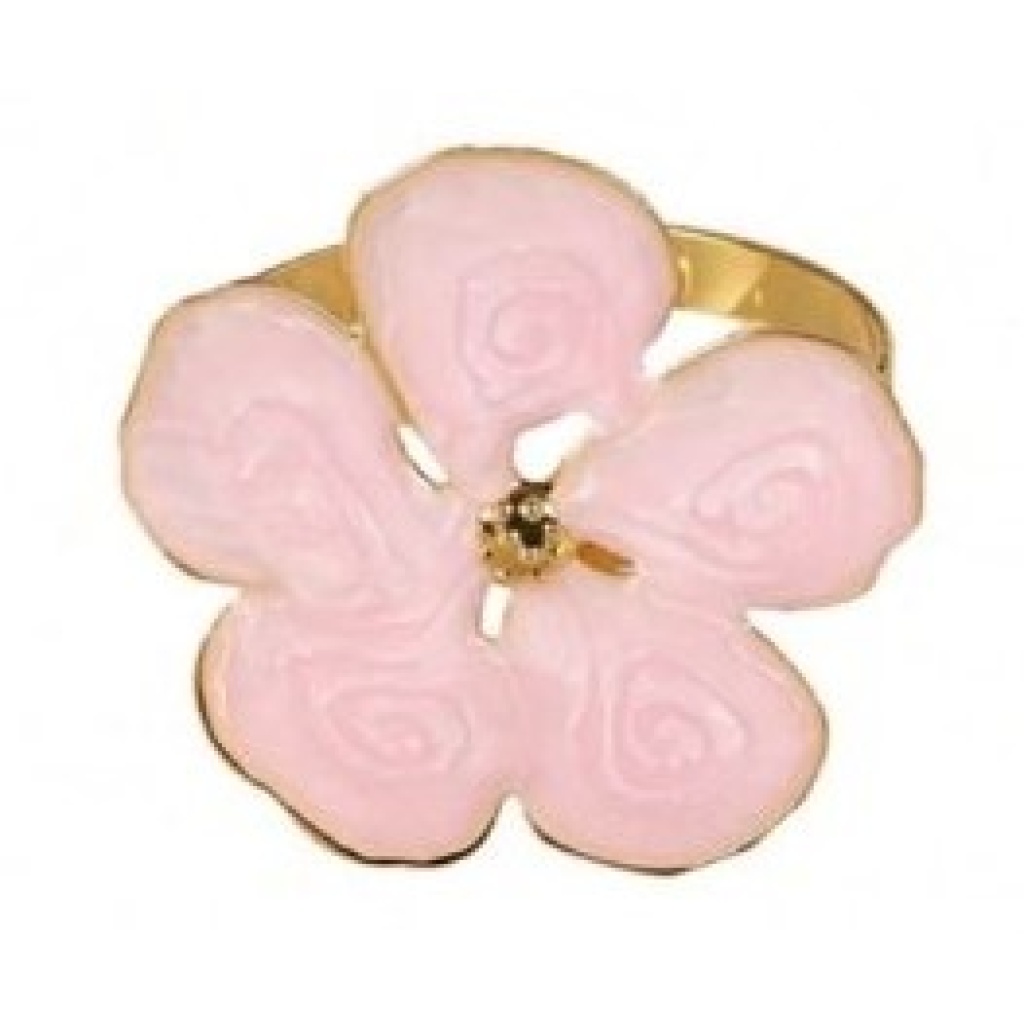 Servjetirõngas kuld roosalill metall rent