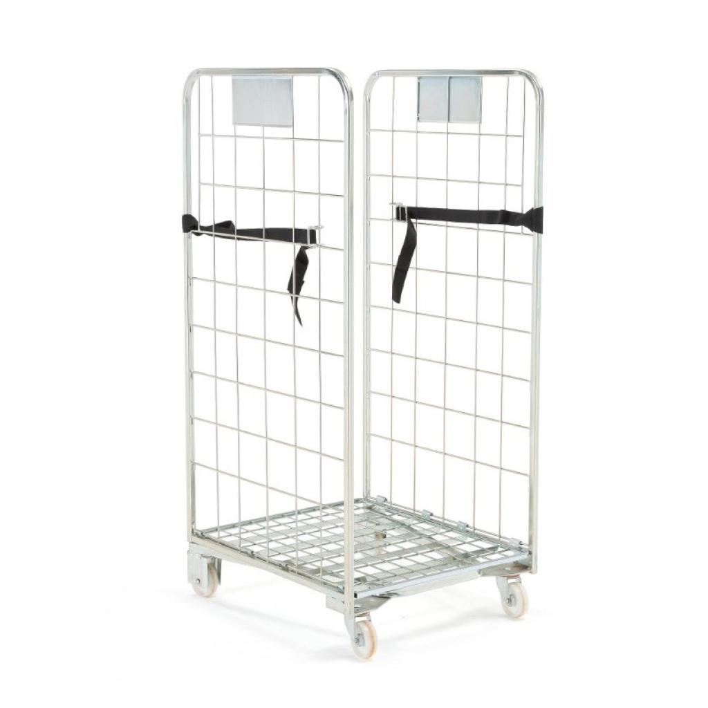 Korvkäru / võrkkonteiner kasutatud kokkukapitav ratastel müük