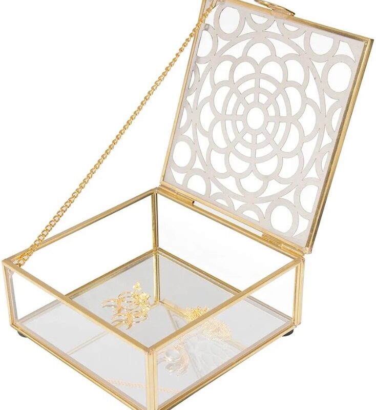 Kuldne karp 16x16cm H8.5cm rent