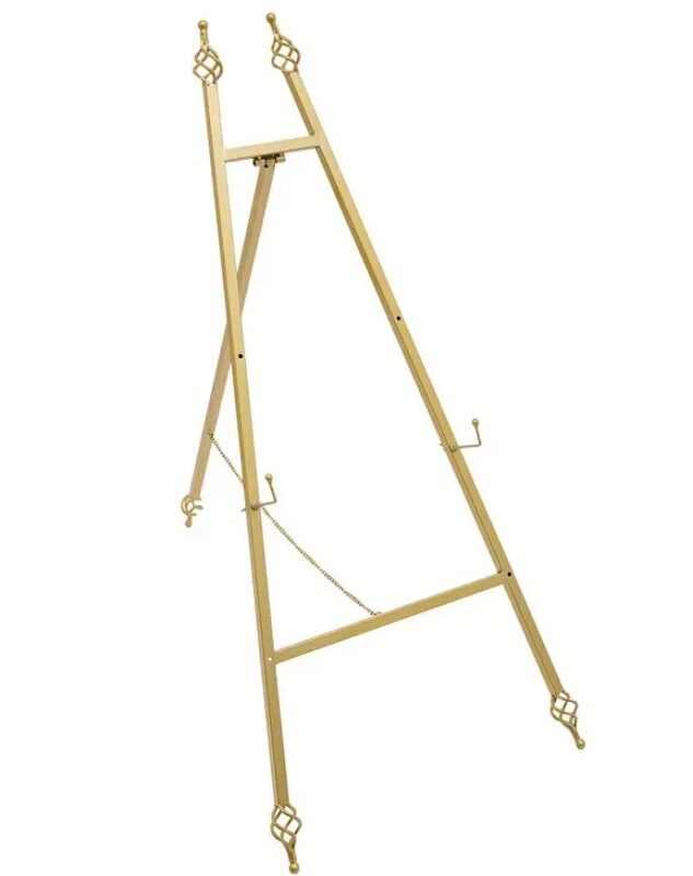 Molbert kuldne H100cm rent