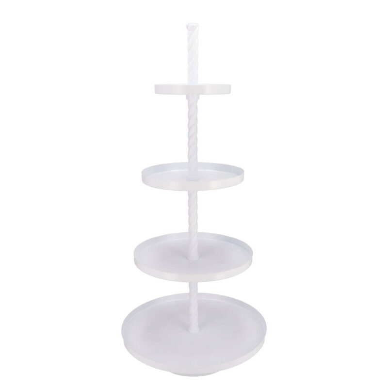 Neljakordne valge korrusvaagen H125cm 55/44/34/24 cm müük