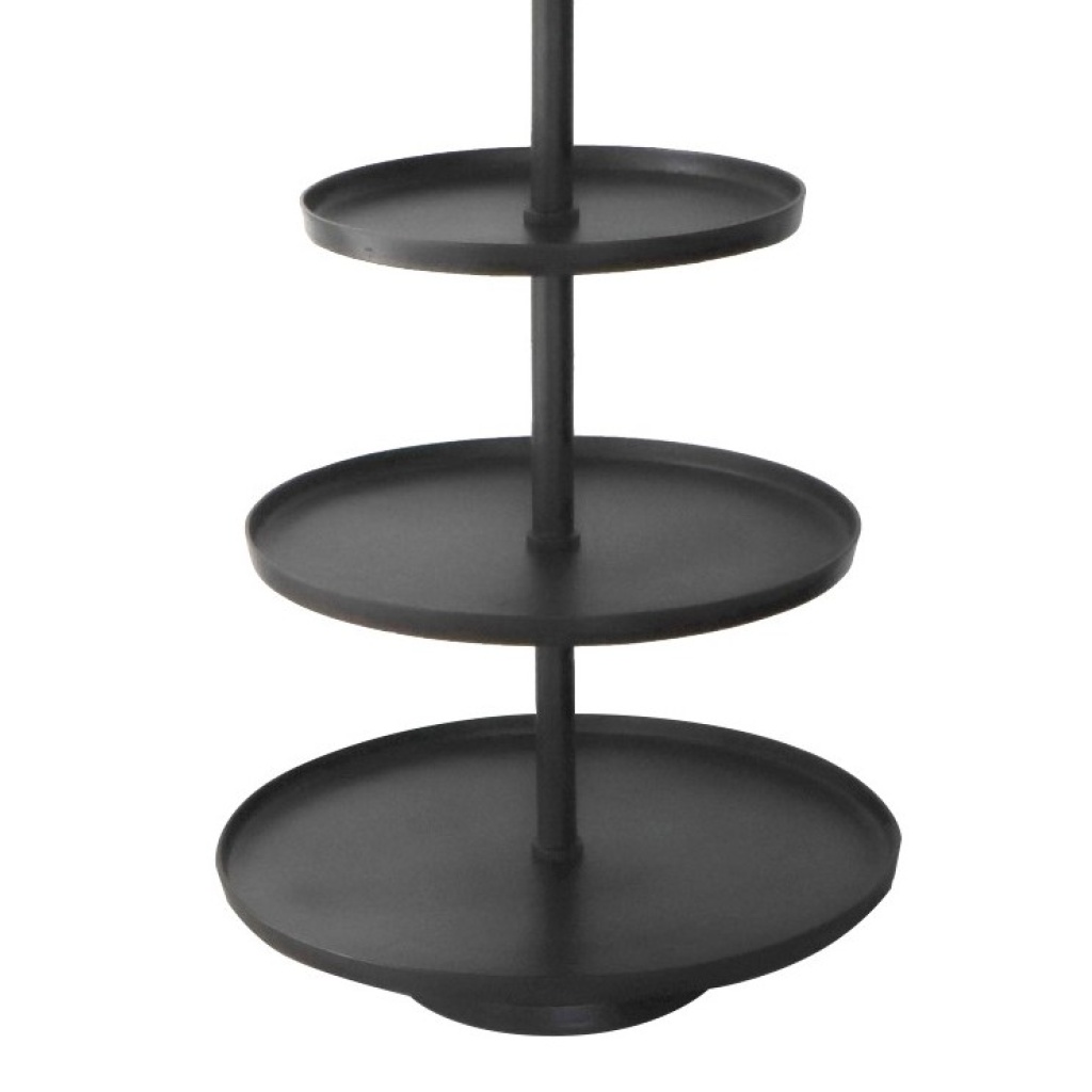 Kolmekordne EXTRA lai must korrusvaagen H95cm alum 63cm/kesk 55cm/ülem 44 cm rent