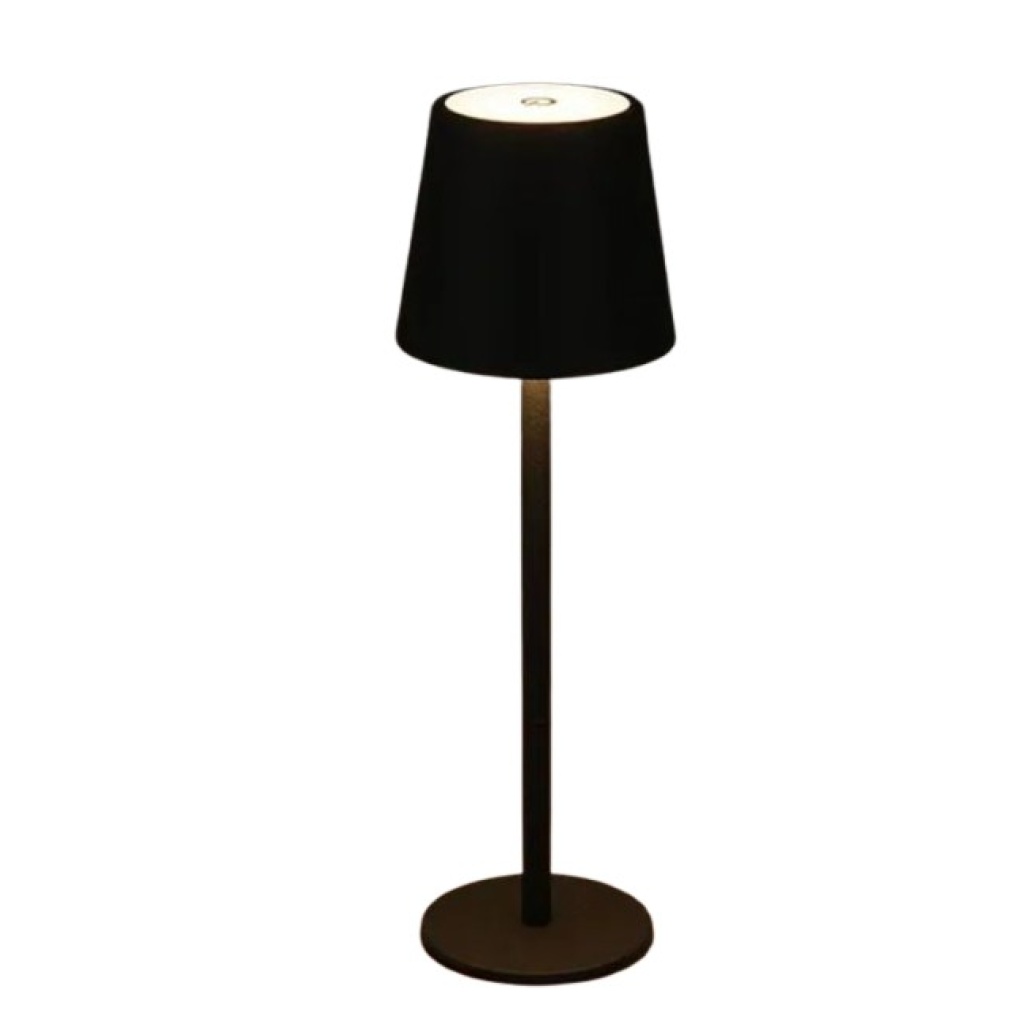 Lamp LED Blacky H27cm 3 eri kiirguse taset laetava akuga rent