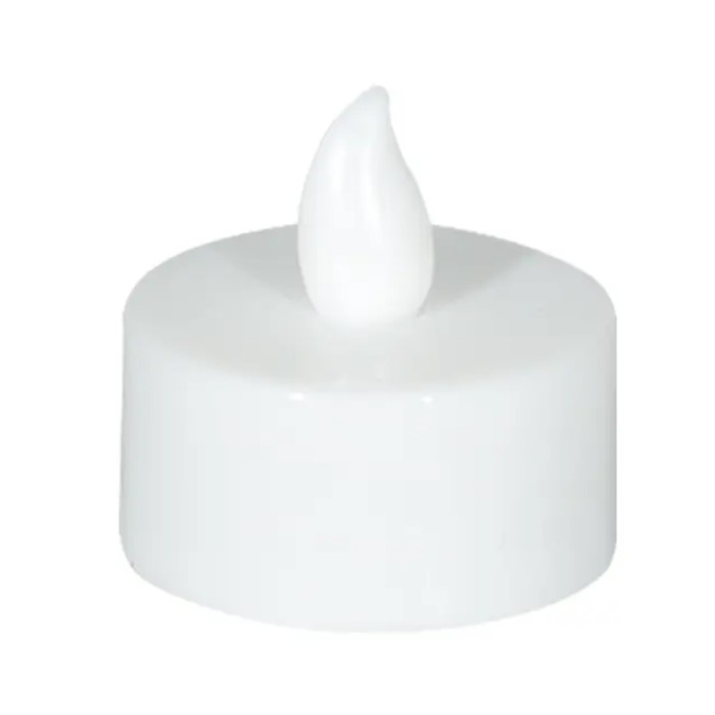 Led teeküünal valge rent