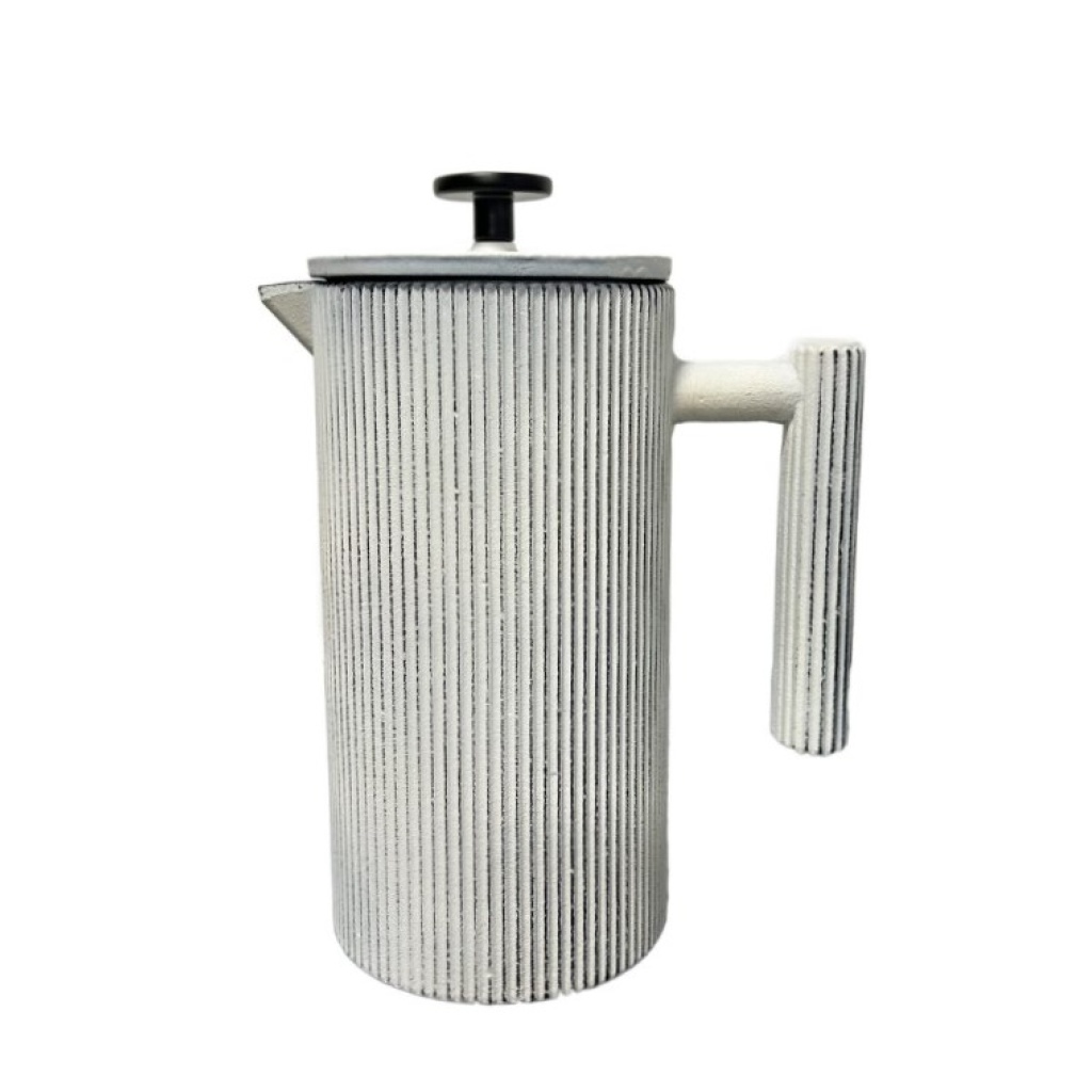 Presskann alumiinium valge 0.8L rent