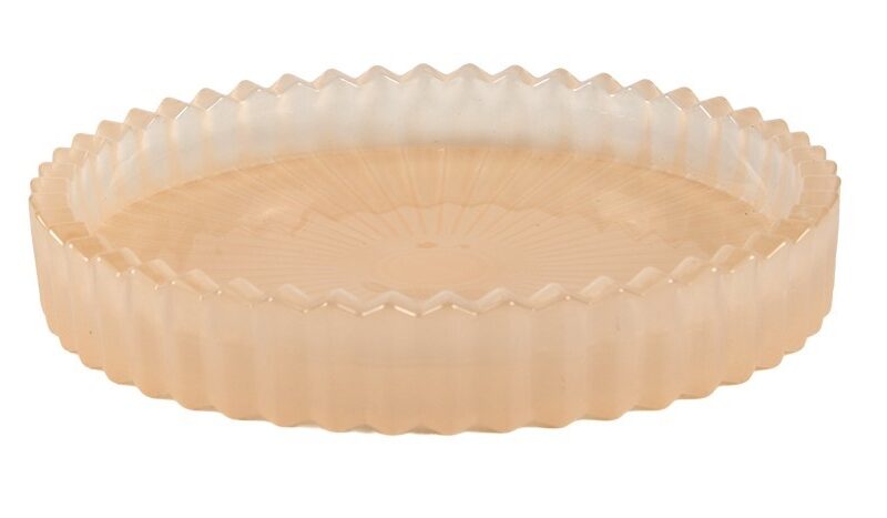 Taldrik klaas Tulip Ø9.5 H1.5cm orange rent